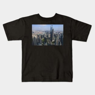 shanghai bird's view Kids T-Shirt